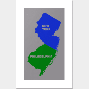 New Jersey Divided Posters and Art